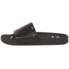 Rubber 1001 Black White Black Slippers