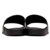 Rubber 1001 Black White Black Slippers