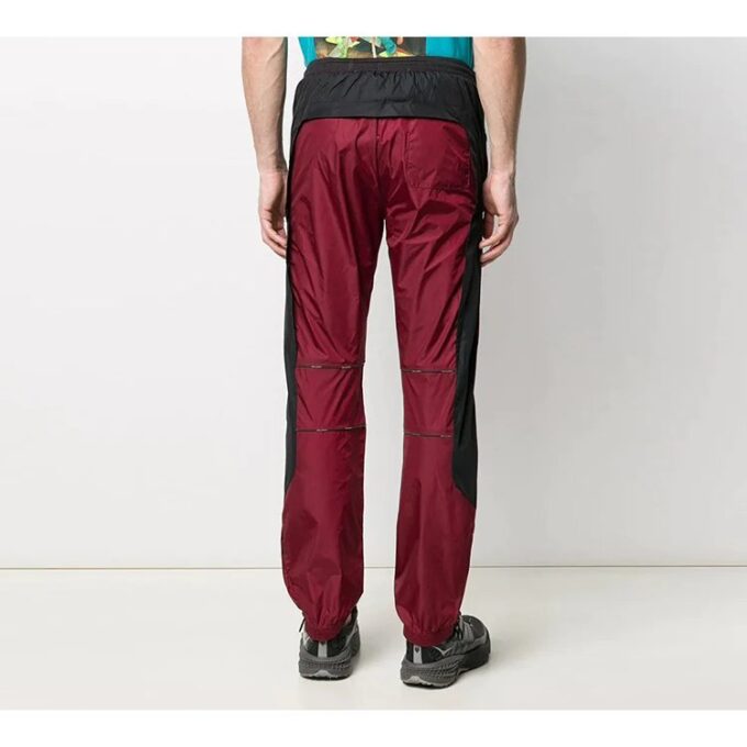 Rubber Arrow Street Sports Pants Black Red