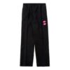 Rubber Street Logo Retro Sports Pants Black