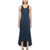 Satin Backless Midi Dress