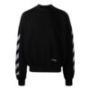 Scribble Diag Print Sweatshirt