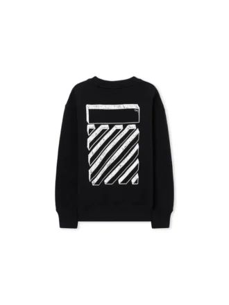 Scribble Diagonal Crewneck