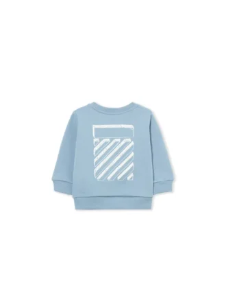 Scribble Diagonal Sweatshirt