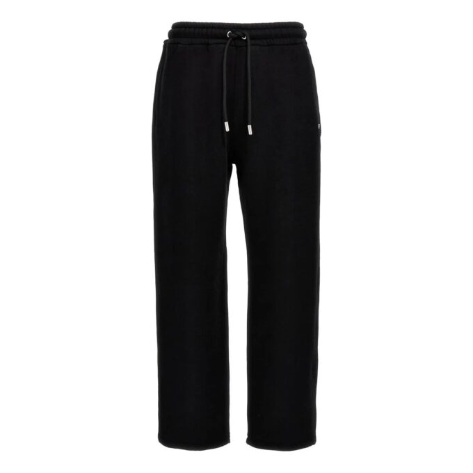 Scribble Diags Drawstring Joggers “Black”