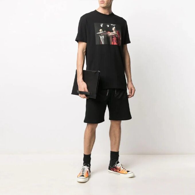 Short Sleeve Mens Arrows Sketch Logo