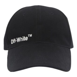 Side Printing Logo Black Cap