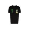 Skeleton Character Printing Short Sleeve Ordinary Version Black