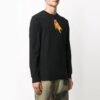 Skeleton Printing Long Sleeves Black
