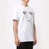 Sketch Printing Short Sleeve White Unisex