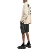 Slide-Buckled Bermuda Shorts “Black”