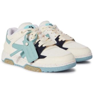 Slim Out Of Office Sneakers “Teal White”