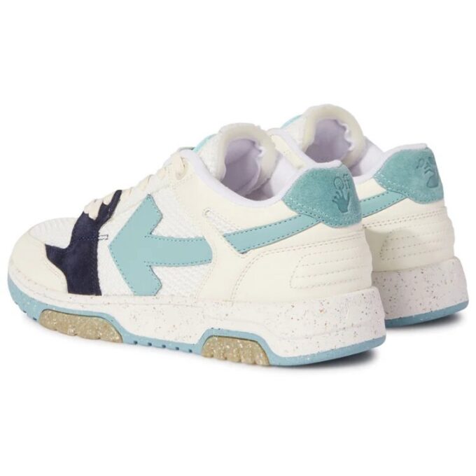 Slim Out Of Office Sneakers “Teal White”
