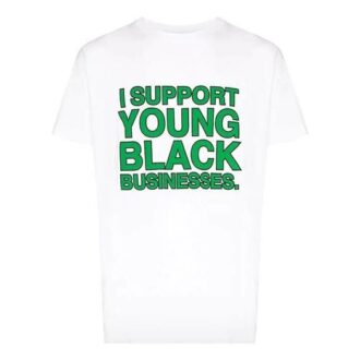Slogan Applique Tee Men’ s White