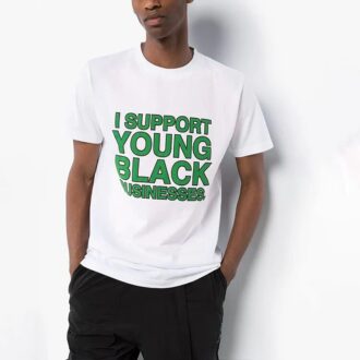 Slogan Applique Tee Men’ s White