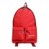 Slogan Printing Backpack Red