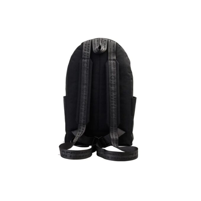 Slogan Printing Fashion Stylish Backpack Black