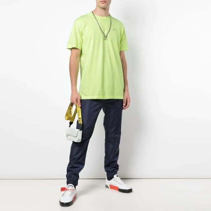 Small Logo Round Neck Short Sleeve Green