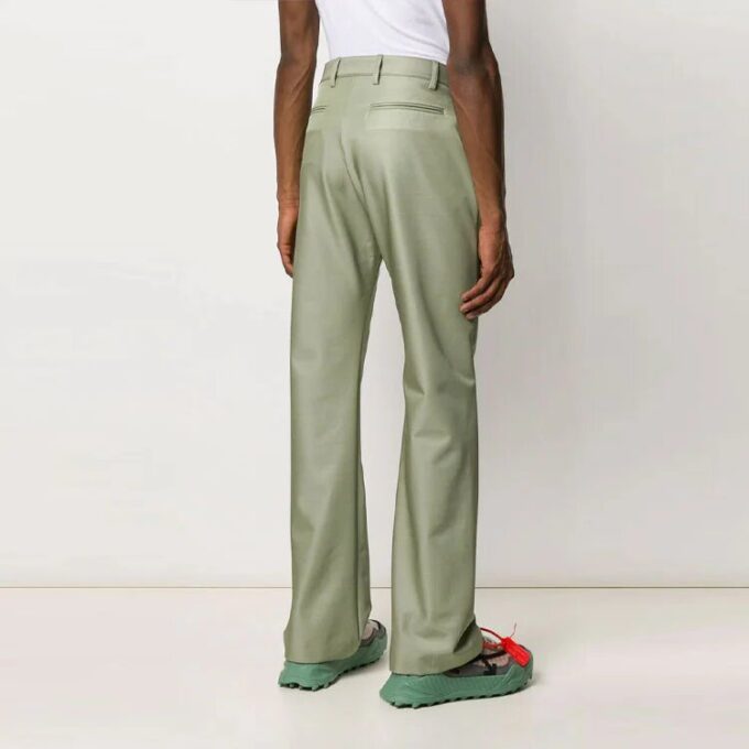 Solid Color Design Pants Slim Fit Version