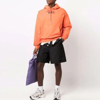 Solid Color Shorts Loose Fit Black