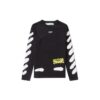 Splash Ink Printing Long Sleeves Black