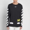 Splash Ink Printing Long Sleeves Black