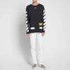 Splash Ink Printing Long Sleeves Black