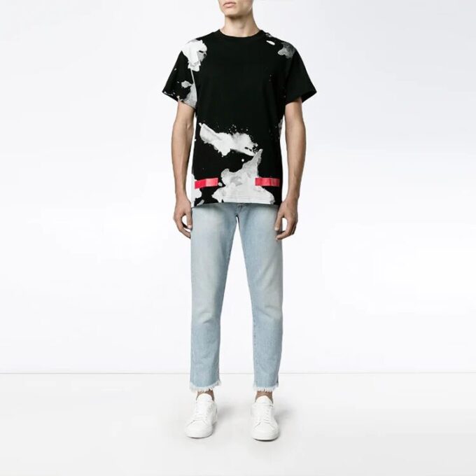 Splash Ink Short Sleeve Black