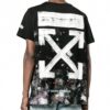 Splash Ink Short Sleeve Loose Unisex Black