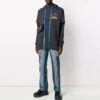 Splicing Straight Casual Long Pants Version Blue