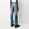 Splicing Straight Casual Long Pants Version Blue