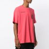 Splitted Arrows Large Short Sleeve Loose Fit Red