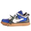 Sponge Mid-Top Sneakers “Blue White Grey Tan”