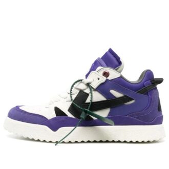 Sponge Mid-Top Sneakers “Purple White Black”