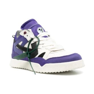 Sponge Mid-Top Sneakers “Purple White Black”