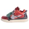 Sponge Mid-Top Sneakers “Red Grey”