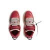 Sponge Mid-Top Sneakers “Red Grey”