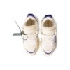 Sponge Mid-Top Sneakers “White Blue”