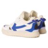 Sponge Mid-Top Sneakers “White Blue”