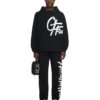 Spray Logo Loose Hoodie