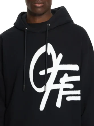 Spray Logo Loose Hoodie
