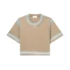Spray Off Stamp Crop T-shirt