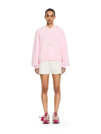 Spray Off Stamp Over Hoodie
