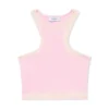 Spray Off Stamp Ribbed Tank Top