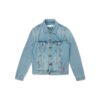 Spray Paint Graffiti Jacket Men Blue