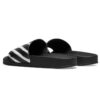 Spray Stripe Slider “Black White”