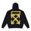 Sprayed Arrow Hoodie “Black”