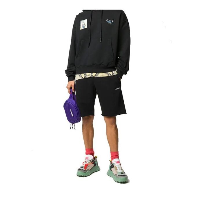 Sprayed Arrows Arrow Sports Shorts Black