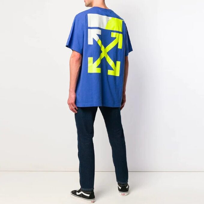 SS19 Arrows Oversize Short Sleeve T-Shirt “Blue Neon Green”