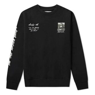 SS19 Back Mens Logo Mona Lisa Round Neck Sweater